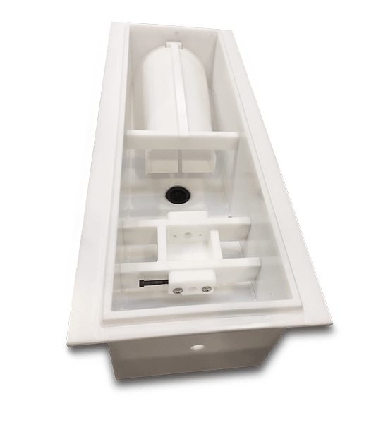 Continuous plating solution with ventilation